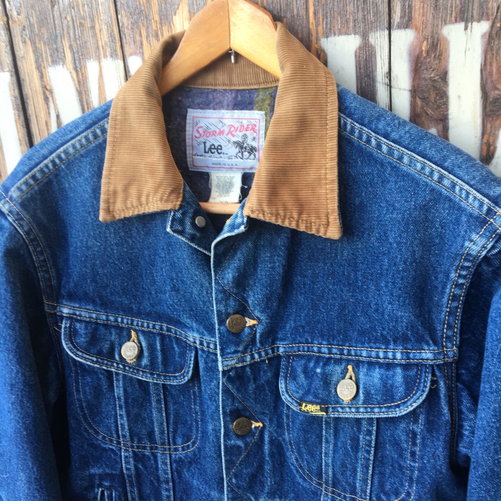 80s Vintage【Lee】ビンテージ リー 101-LJ Storm Rider ストーム