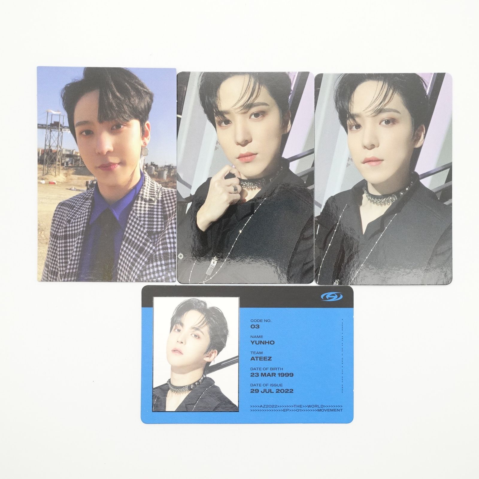 ATEEZ ウヨン 封入 トレカ　diary a z 初回 ATEEZ ユノ 封入 トレカ 3枚 diary a z 初回 MOVEMENT A 封入