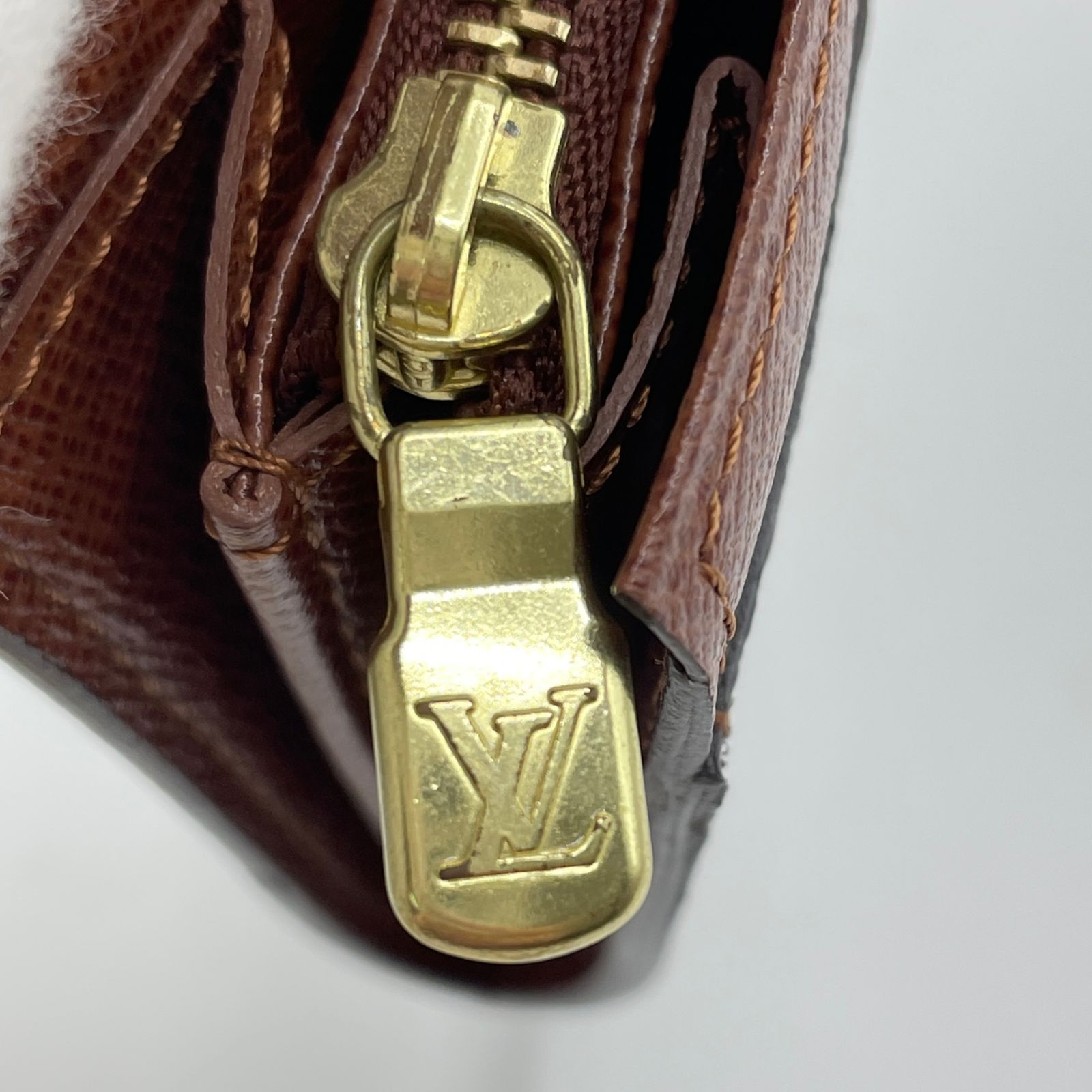 Louis Vuitton ルイヴィトン ポルトモネジップ M61735 モノグラム 二  