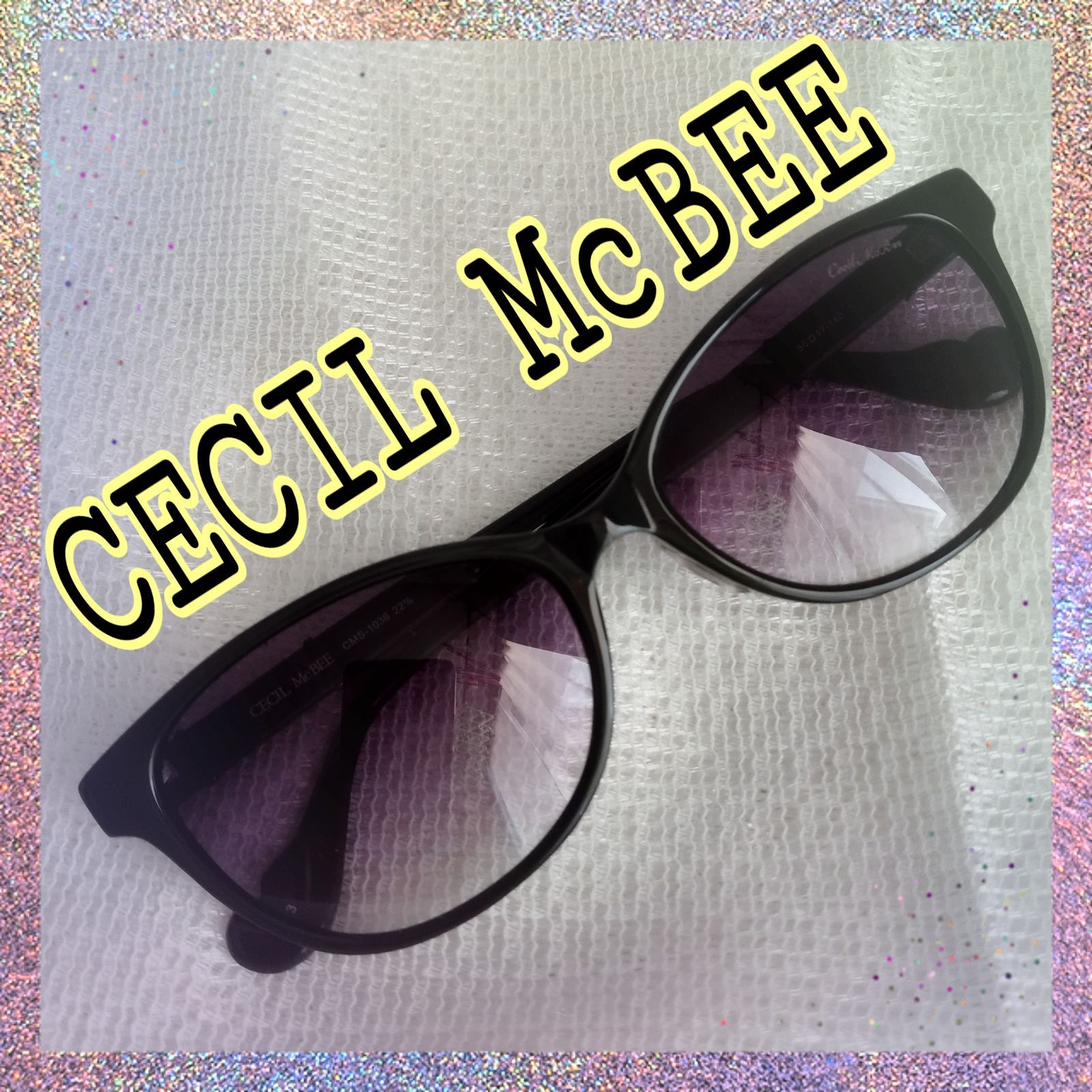 【最終値下げ】CECIL McBEE セシルマクビー サングラス CMS1036 22％ 56□17-140