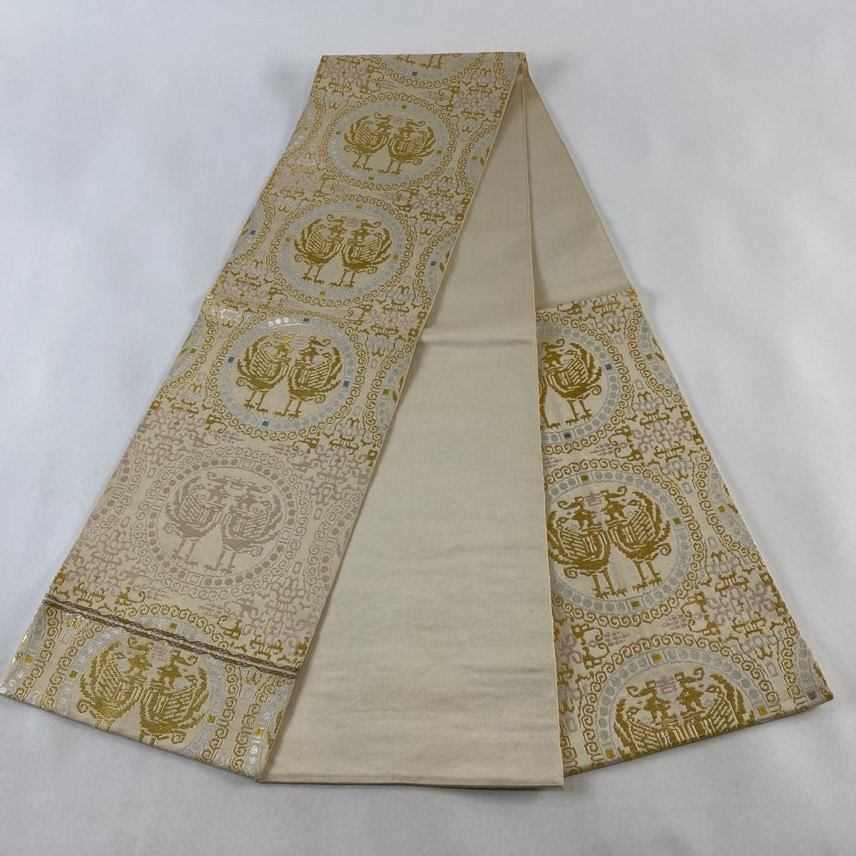 O0706 美品 逸品 圧巻の織 龍村平蔵製 稲穂 正絹 袋帯 O0706 美品 逸品 圧巻の織 龍村平蔵製 稲穂 正絹 袋帯 - メルカリ