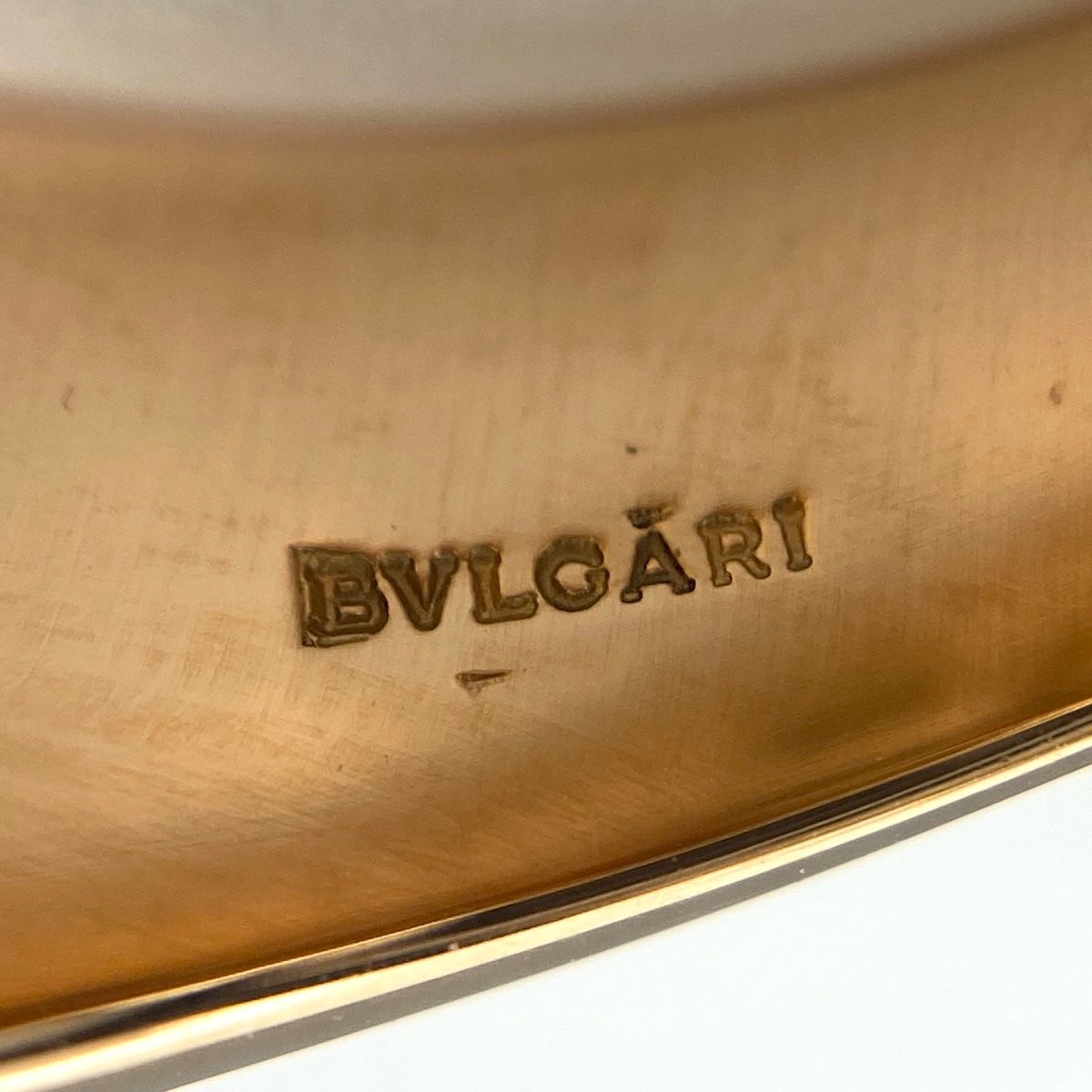 ブルガリ BVLGARI パレンテシ リング PG ピンクゴールド YG イエロー  