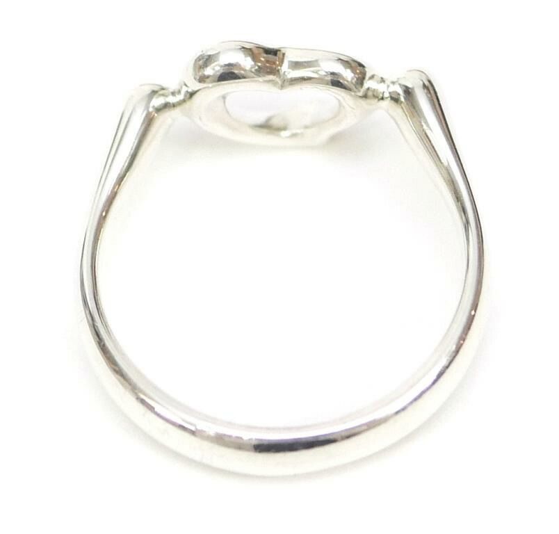 ティファニー TIFFANY&Co. 指輪 オープンハート リング ＃9.5