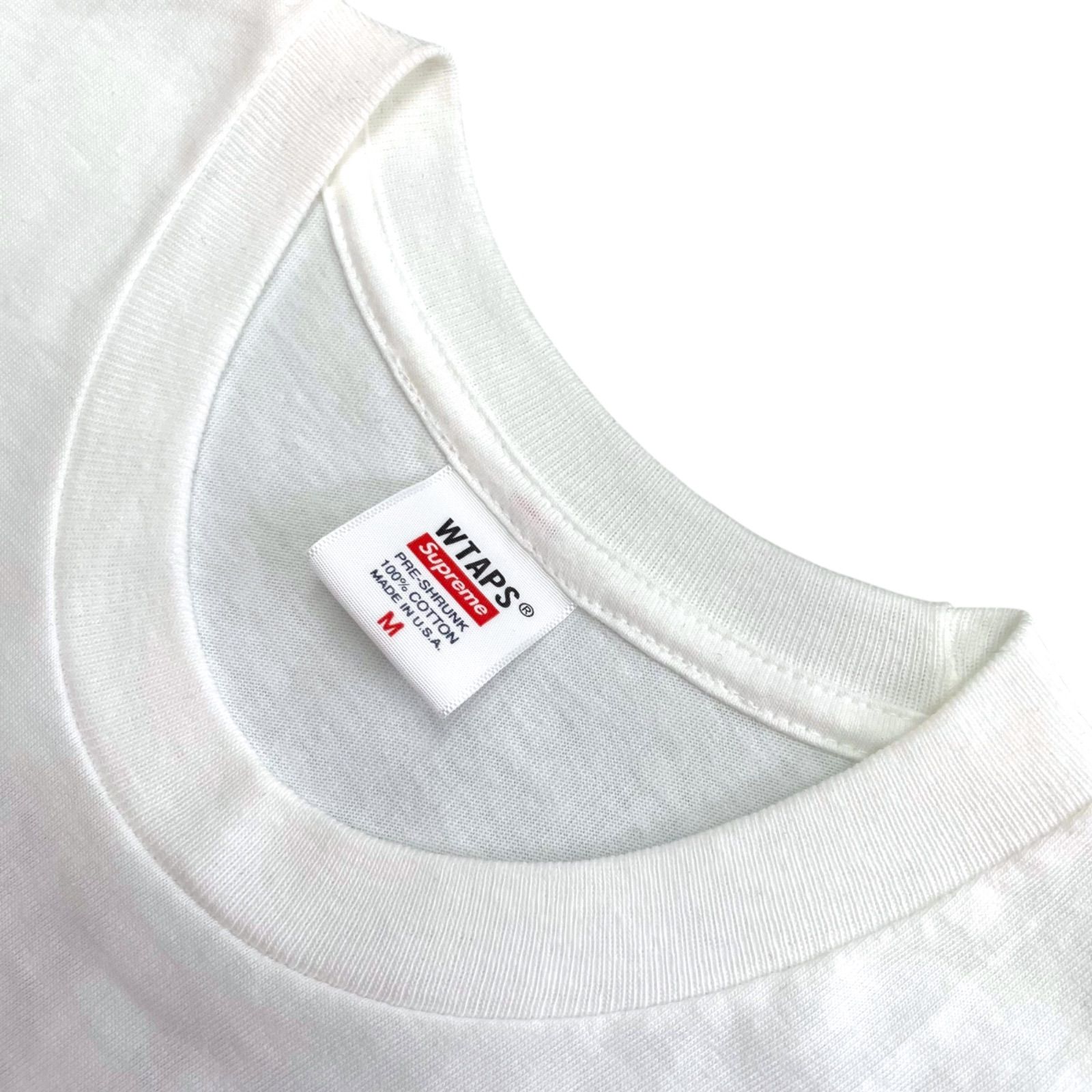 SUPREME】× WTAPS SIC EM ! LOGO TEE WHITE シュプリームダブル
