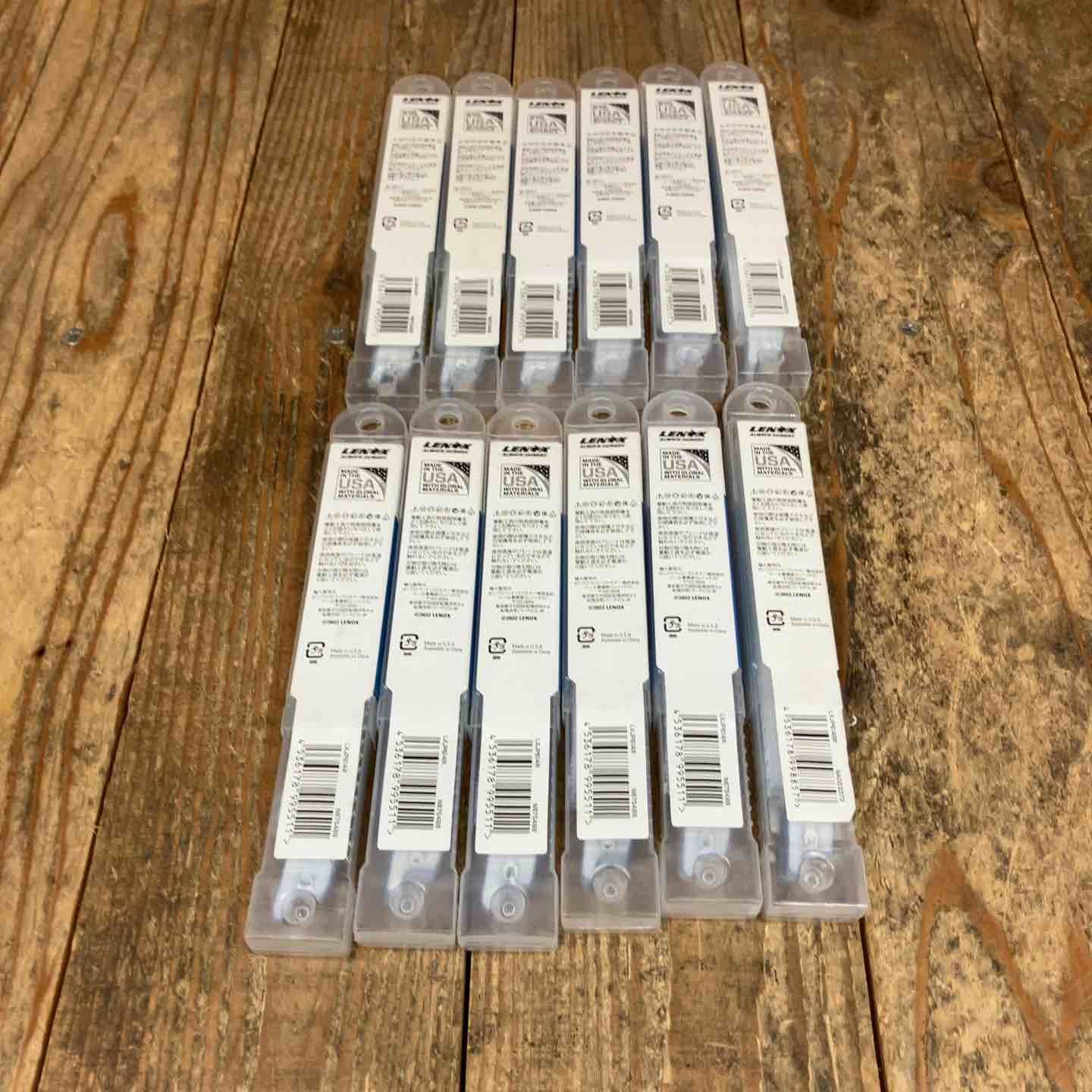 【 予約受付開始】 レノックス LENOX 150mmレシプロソー替刃 LXJP614R 5枚入り10点 6枚入り2点 計12点 62枚 セット 鉄工用 所沢店