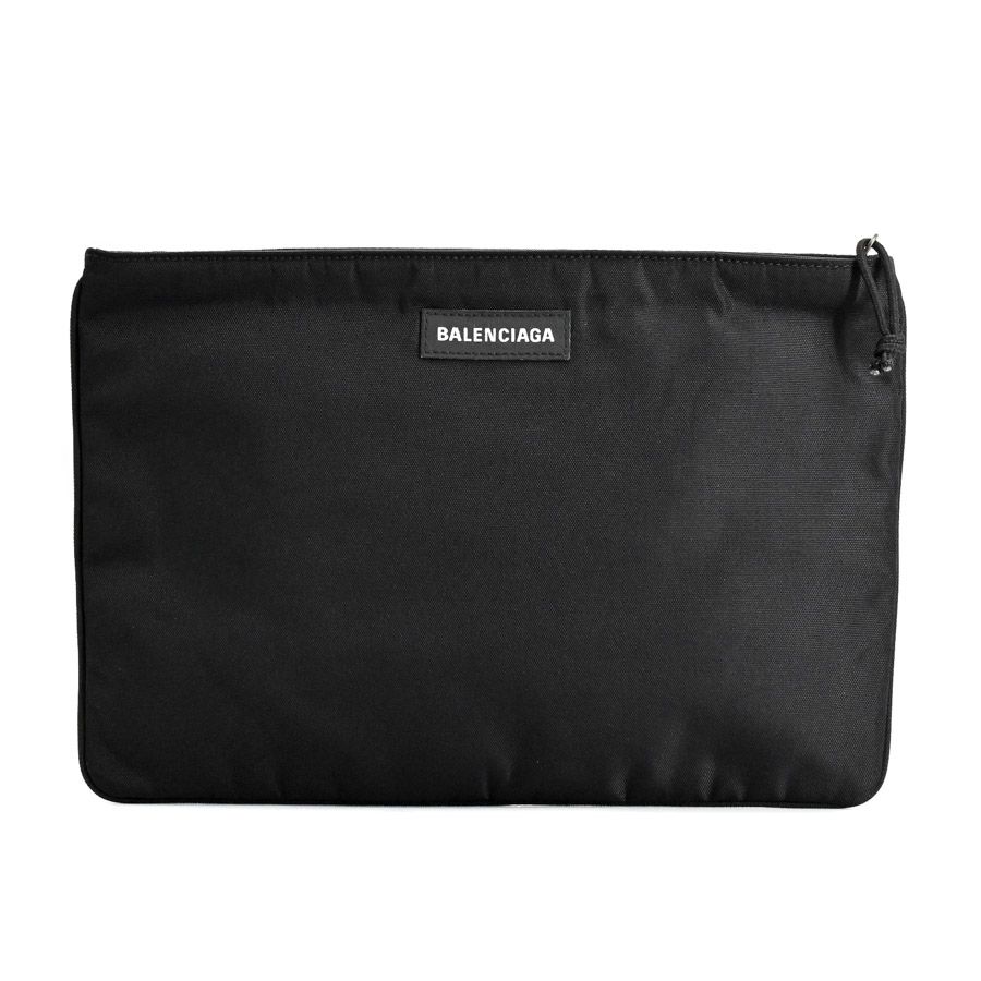 バレンシアガ　BALENCIAGA クラッチバッグ 関税込】新作◇BALENCIAGA◇バレンシアガ ロゴ クラッチバッグ