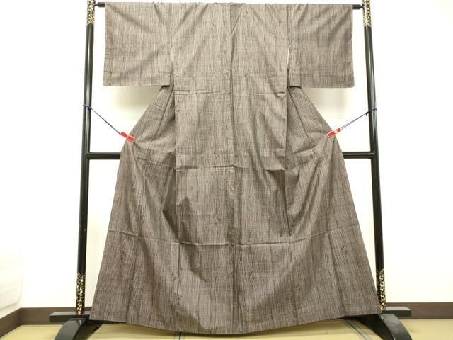 ☆平和島様☆専用出品商品です！ 平和屋着物○本場大島紬 9マルキ 抽象文様 正絹 逸品 DAAS2494tw