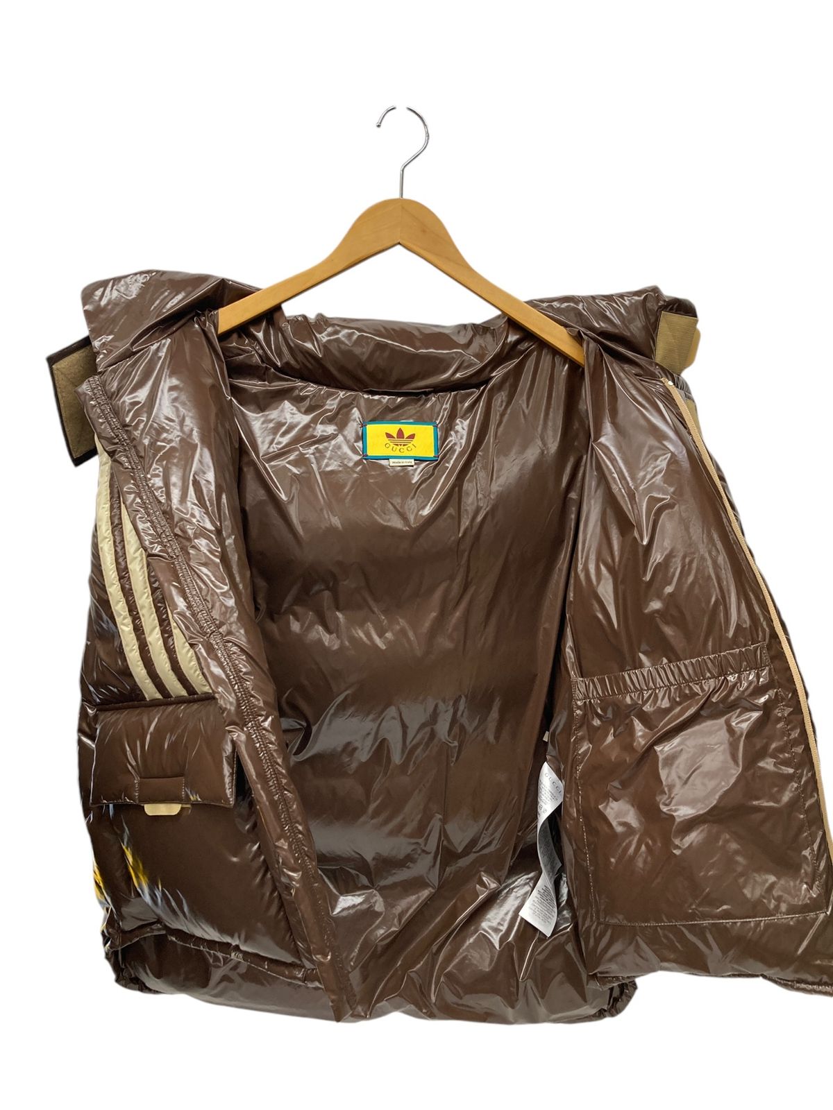 グッチ アディダス ダウンベスト ブラウン GUCCI (グッチ)×adidas (アディダス) Originals オリジナルス