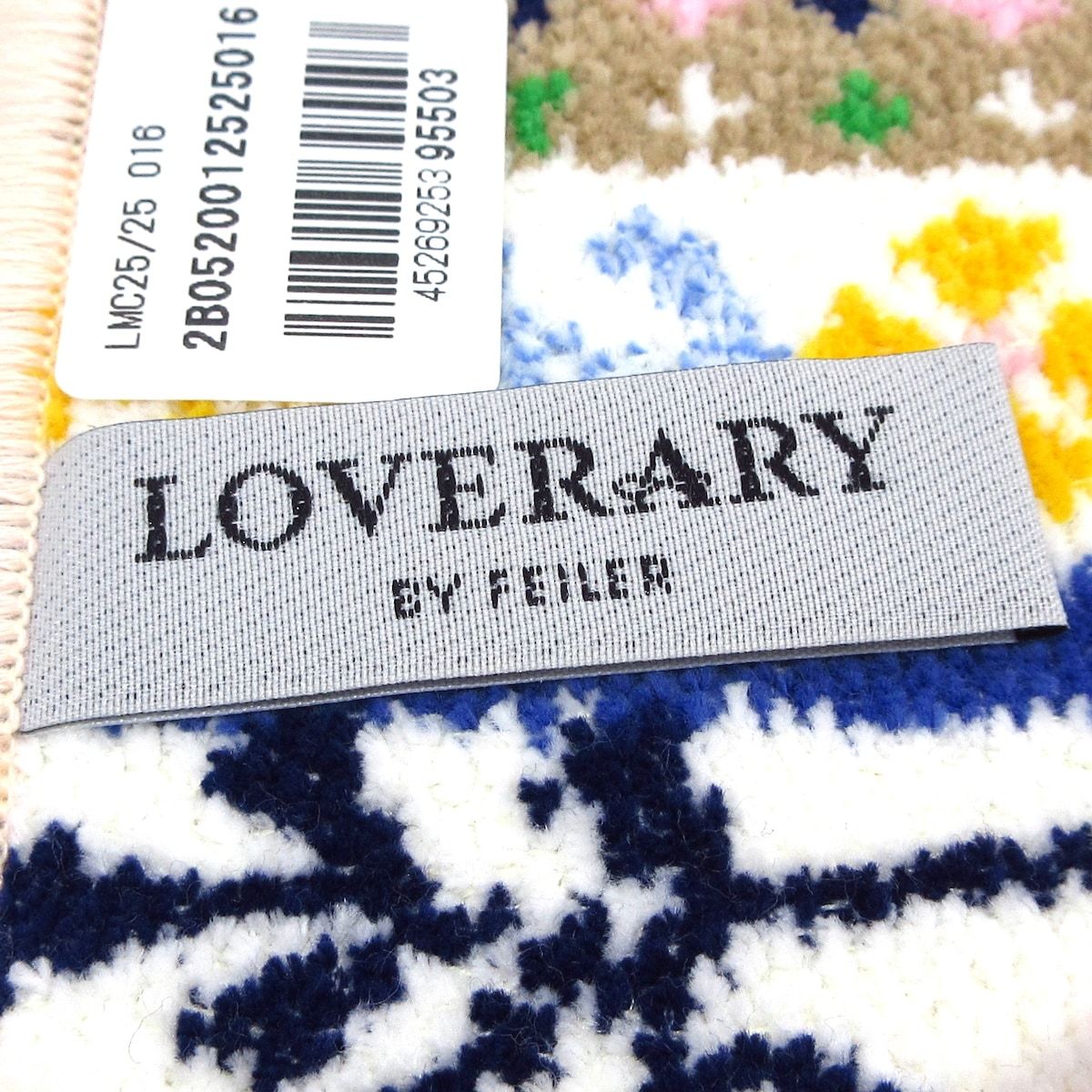 FEILER(フェイラー) 小物新品同様 - ライトピンク×白×マルチ