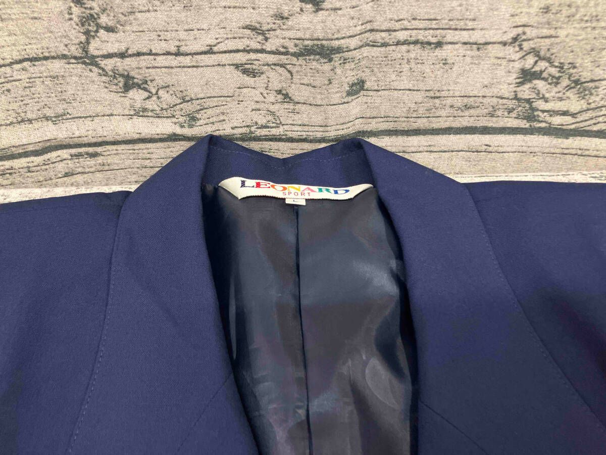 LEONARD レオナール 金ボタン ダブル テーラードジャケット Lサイズ