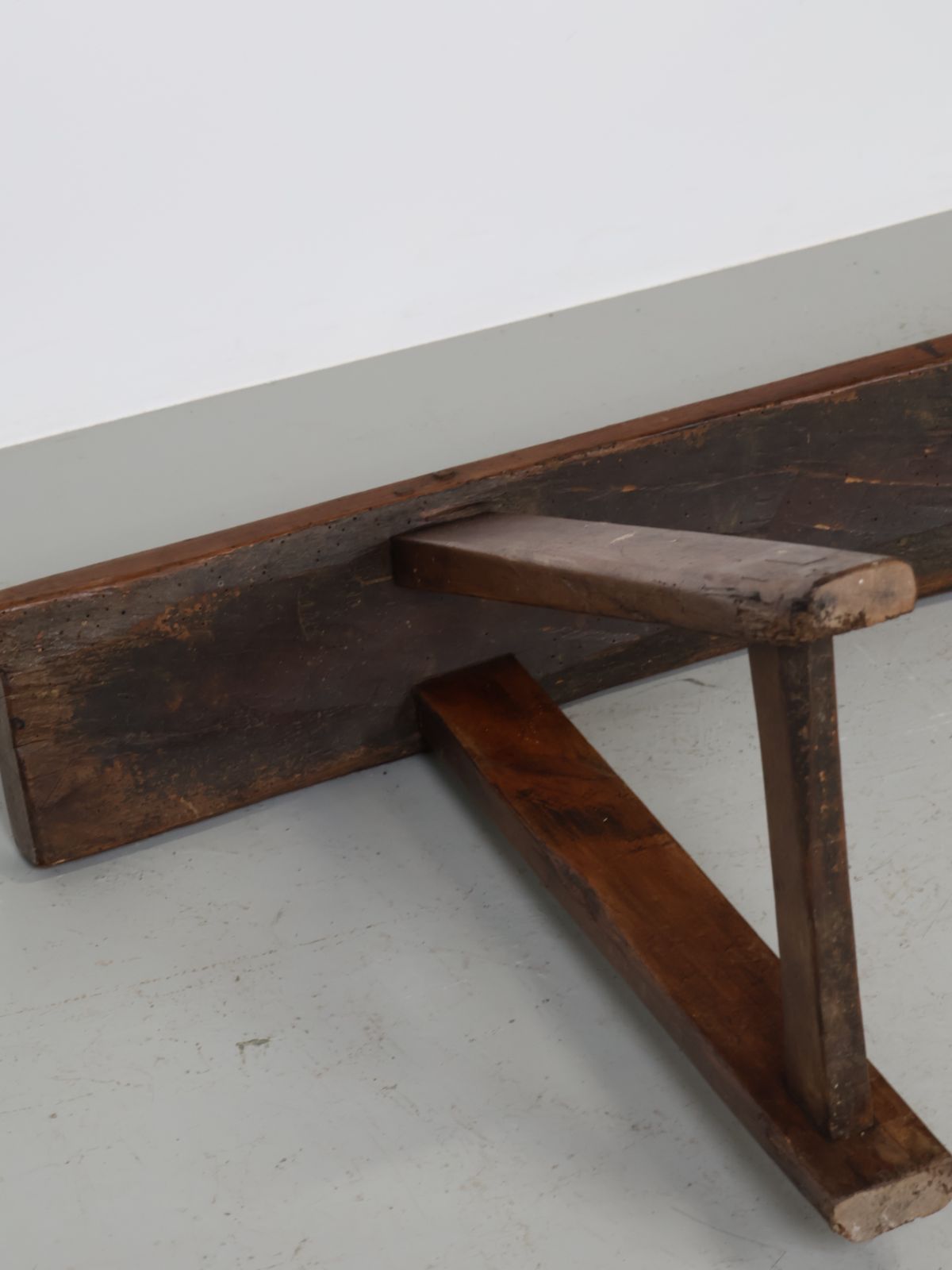 1920 - 30年代 ヴィンテージ フレンチ ウッド ベンチ - メルカリ