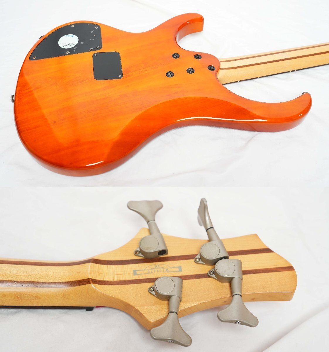 ベース 4strings ☆Ibanez☆BTB-400QM Amber アクティブサーキット搭載 状態良好☆