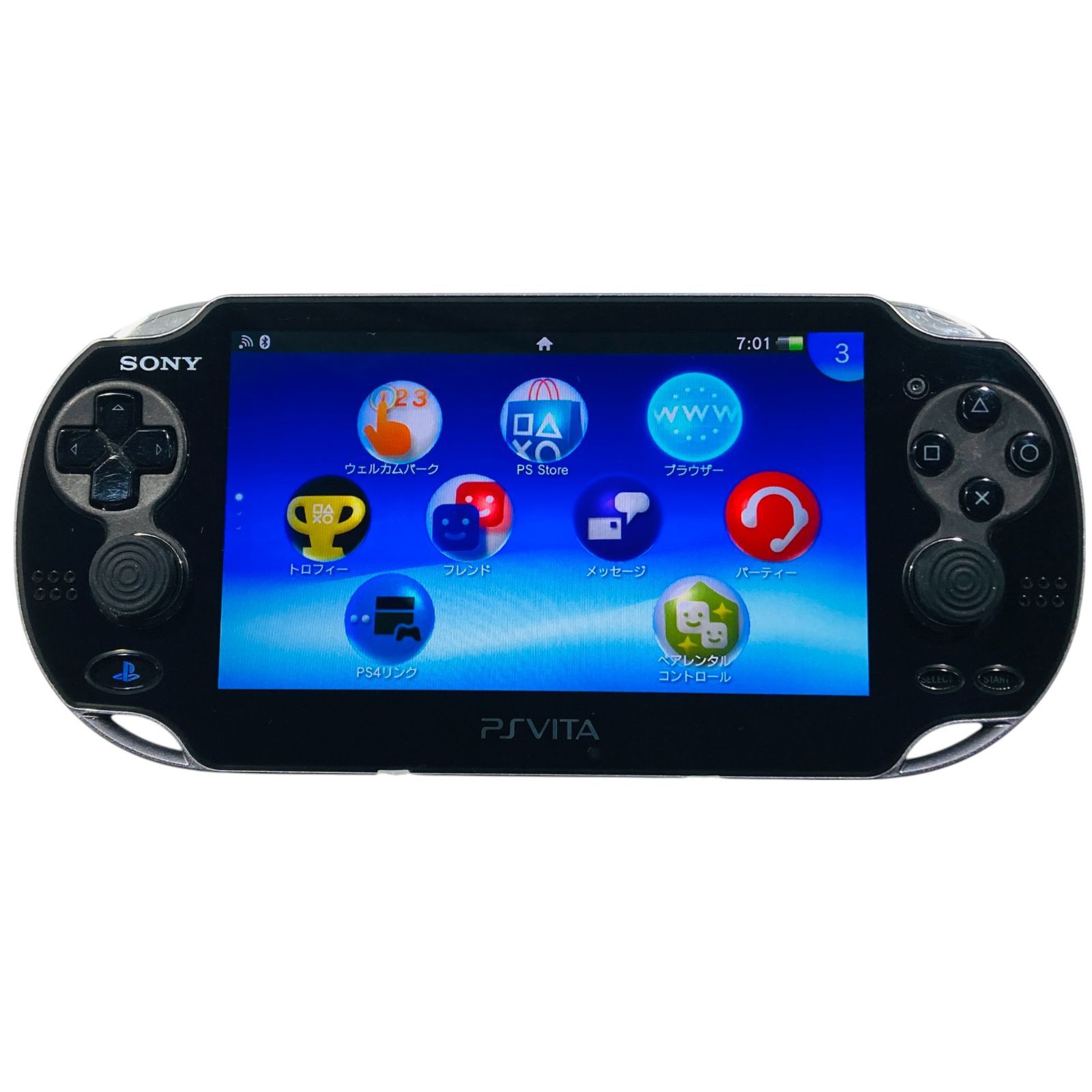 FW3.63 SONY PS VITA 本体 PCH-1000 黒 ブラック ソニー