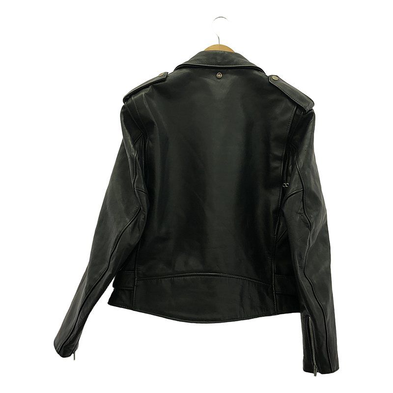 80s 後期 Schott ダブルライダースジャケット 115 ブラック 38 ショット SCHOTT 80年代 バイカータグ PERFECTO MADE IN USA