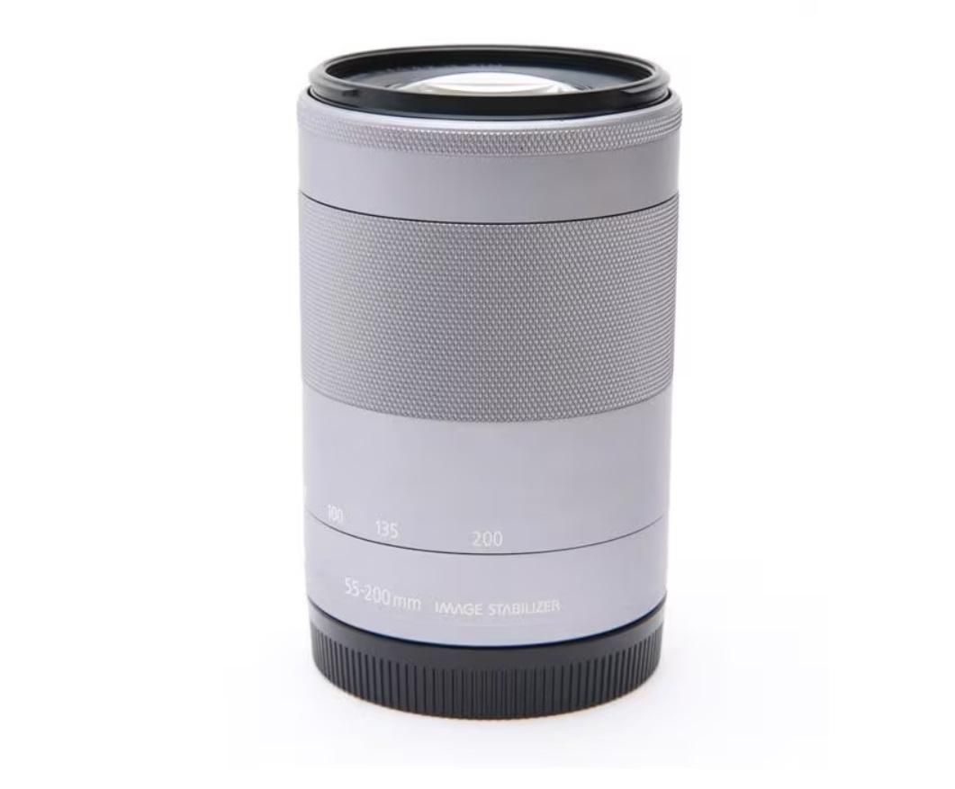 CANON 望遠 EF-M55-200mm フィルター、フード、ポーチ付き Amazon