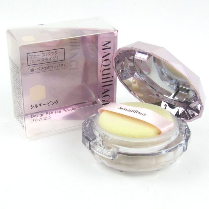 資生堂 マキアージュ デザインリメークパウダー フェイスパウダー シルキーピンク 未使用 箱キズ有 レディース SHISEIDO