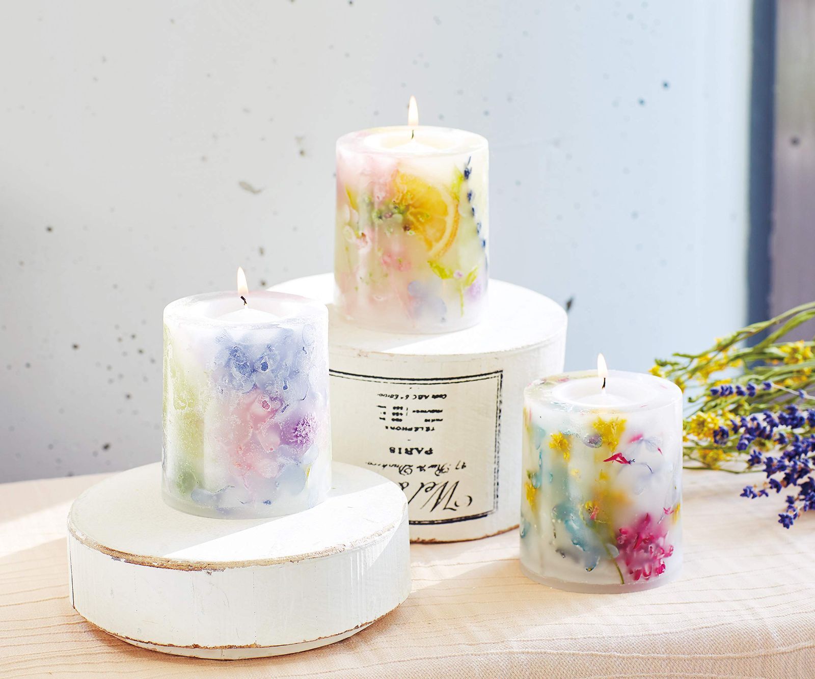 数量 3個アソート ボタニカルキャンドルキット カメヤマキャンドルハウス