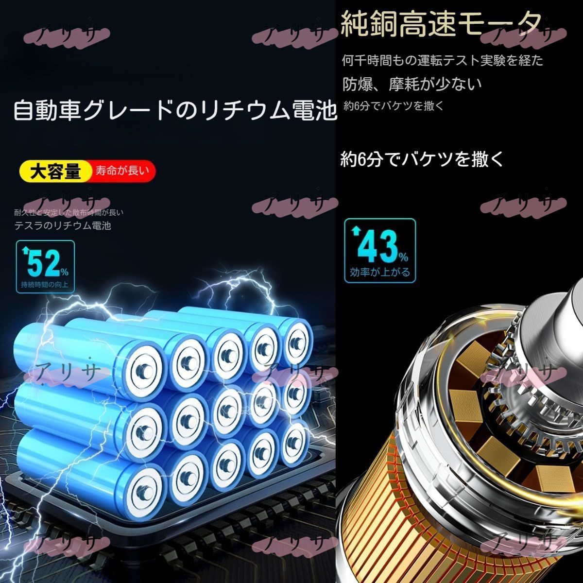 肥料散布機 電動 背負い式 焼砂・肥料 散布器 電池式散粒機 農業