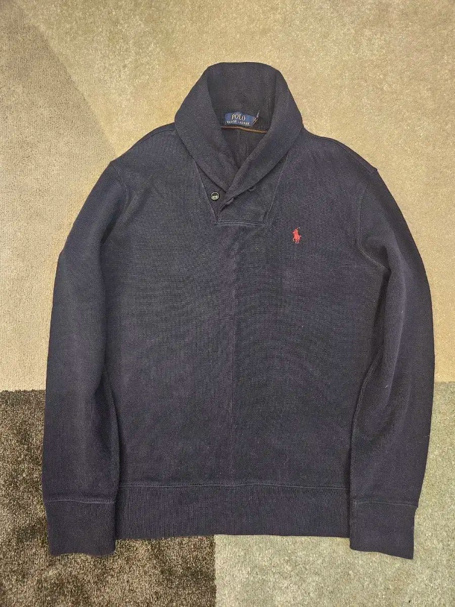 ポロショールカラー スウェット ポロニット