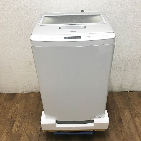 ハイアール /Haier【未使用・アウトレット】インバーター 全自動洗濯機 洗濯10kg 上開き ○84342 JW-HD100A(W) - メルカリ