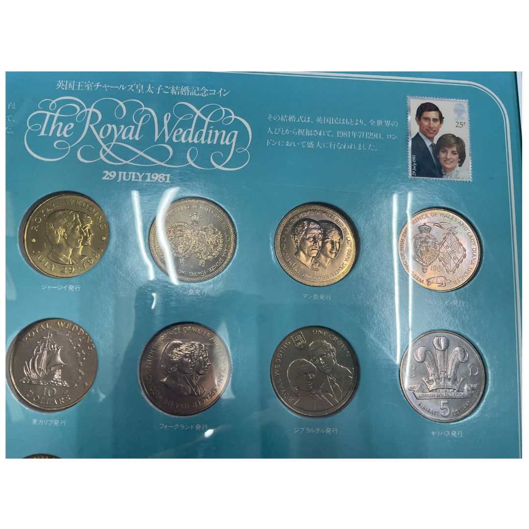 2024 【激レア】英国王室チャールズ皇太子ご結婚記念コイン 激安大特価 B07941 イギリス チャールズ皇太子ご結婚記念他 貨幣