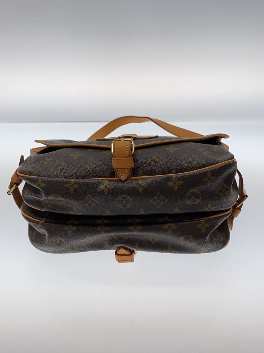 LOUIS VUITTON 1)ソミュール30_モノグラム・キャンバス_BRW PVC ブラウン - メルカリ