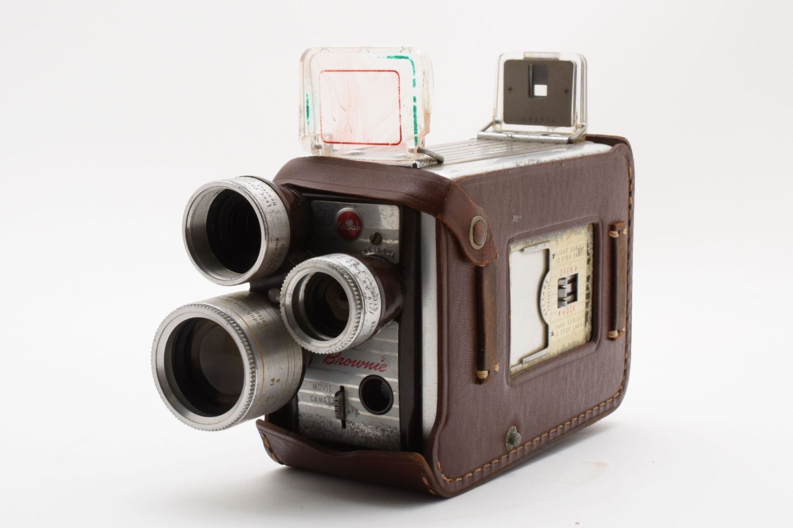 可能 品 Kodak コダック Brownie Movie Camera Turret | Cine Ektanon 24mm 13mm 9mm F1.9 8mmムービーカメラ エクタノン アンティーク ＃2648 最新版