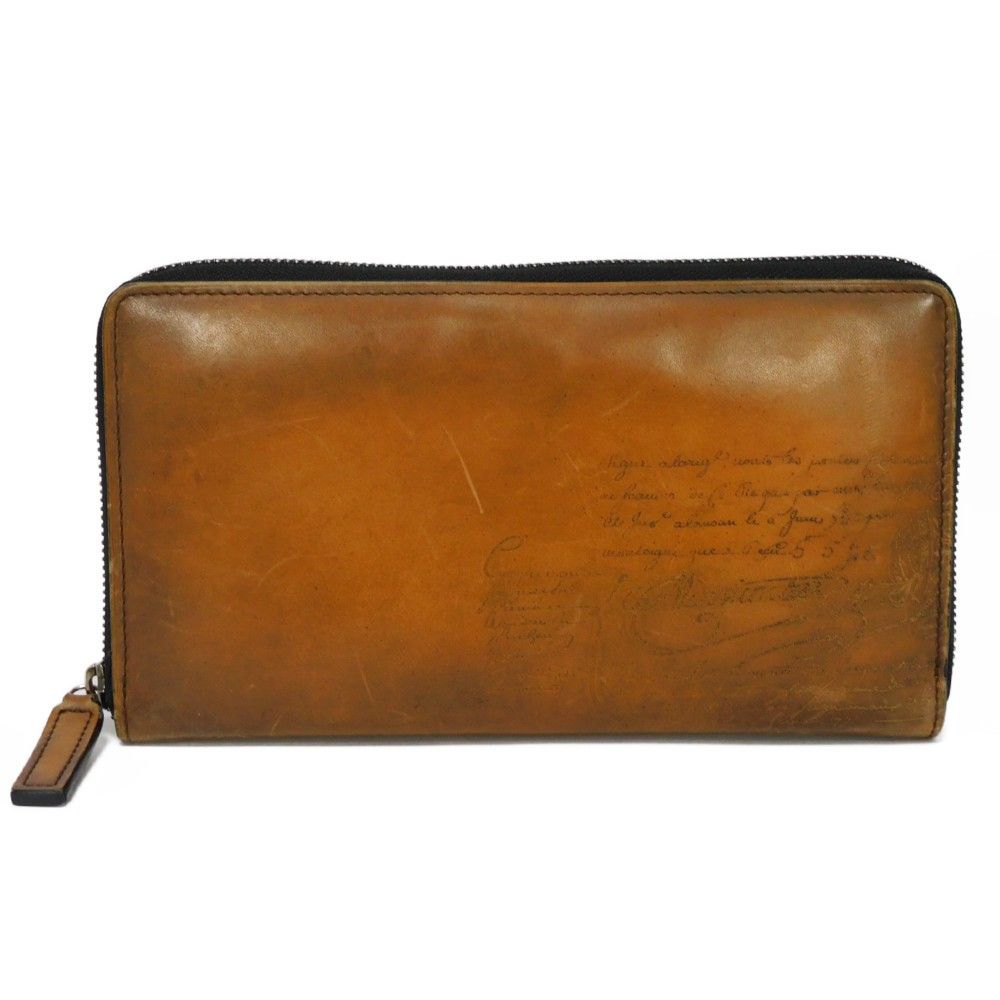 ベルルッティ　オーガナイザー　長財布　ラウンドジッパー　ダブル　ブラック 美品ベルルッティ オーガナイザー クラッチバッグ 長財布 ラウンド