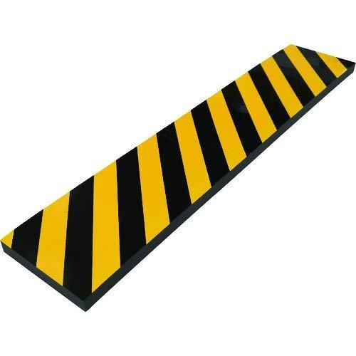 2営業日で発送 日東エルマテリアル 日東エルマテ NEWトラクッション 厚手タイプ 30mm×200mm×1m 黄 黒