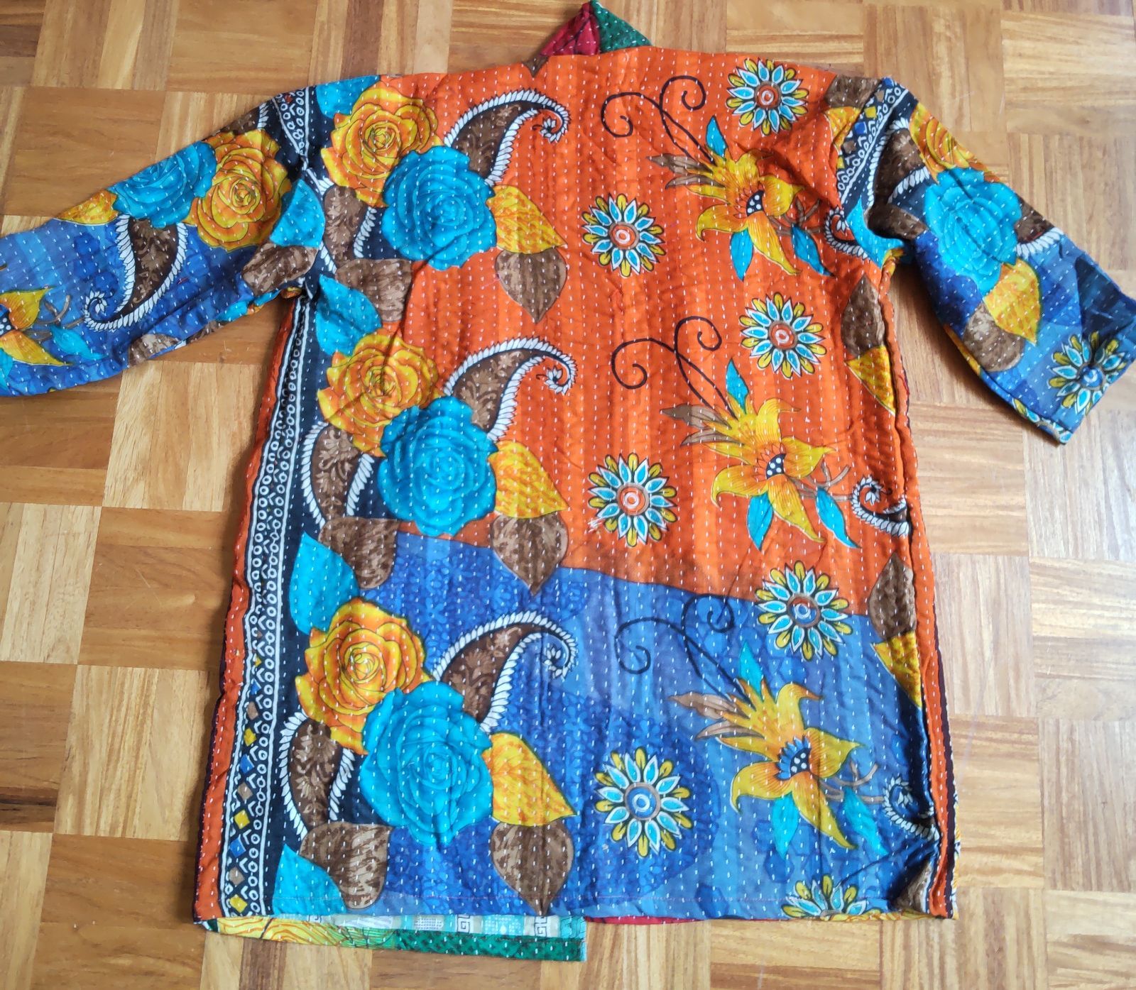 GK129 グドゥリー ジャケット 訳あり 刺し子 手刺繍 ラリーキルト