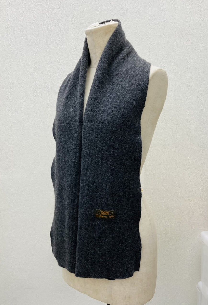専用　新品 未使用 GOBI ゴビ ダークグレー カシミヤ 100% マフラー 楽天市場】オーガニックカシミヤ カシミヤ マフラー カシミヤ100