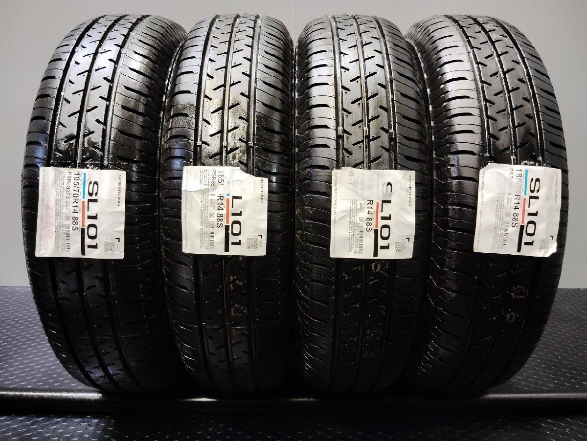 製 SEIBERLING SL101 185 70R14 88S 14インチ 夏タイヤ 4本 ノート オリオン プレミオ アレックス フリード等 VTG972