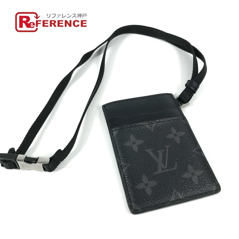LOUIS VUITTON ルイヴィトン カードケース カードフォルダー M61690 モノグラムエクリプスキャンバス ブラック