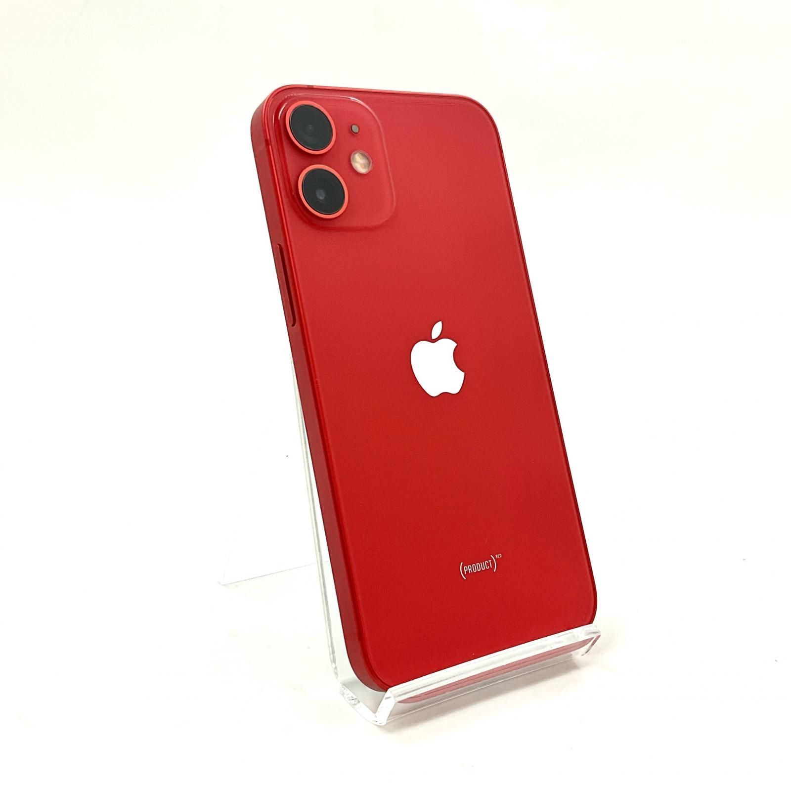 Apple iPhone 12 mini 64GB (PRODUCT)RED docomo 白ロム 動作