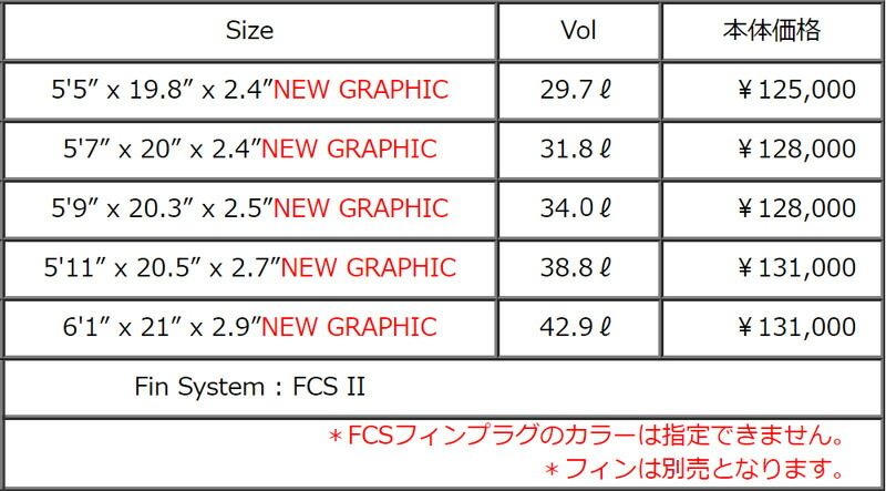 SURFTECH AL MERRICK MINI 5'9 FUSION DUAL CORE / サーフテック