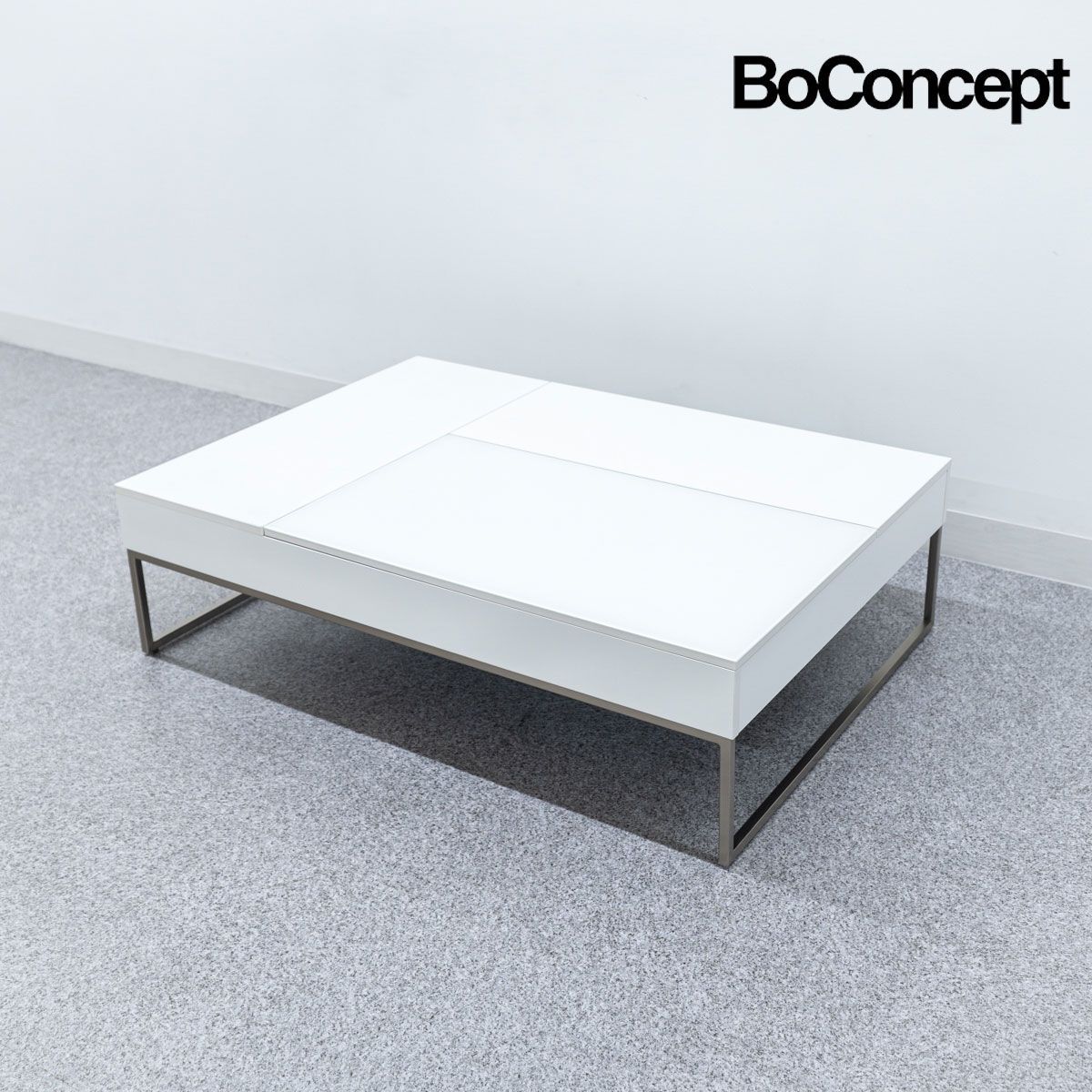 お値下げ！ボーコンセプト CHIVA ホワイト モダン センターテーブル 収納 お値下げ！ボーコンセプト CHIVA ホワイト モダン センターテーブル