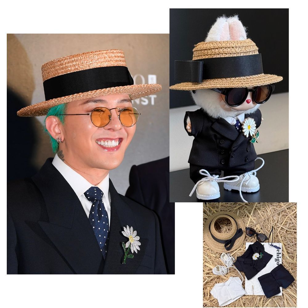 15-17 / BIGBANG G-DRAGON 着用風 ぬいぐるみ服 010 Labubu