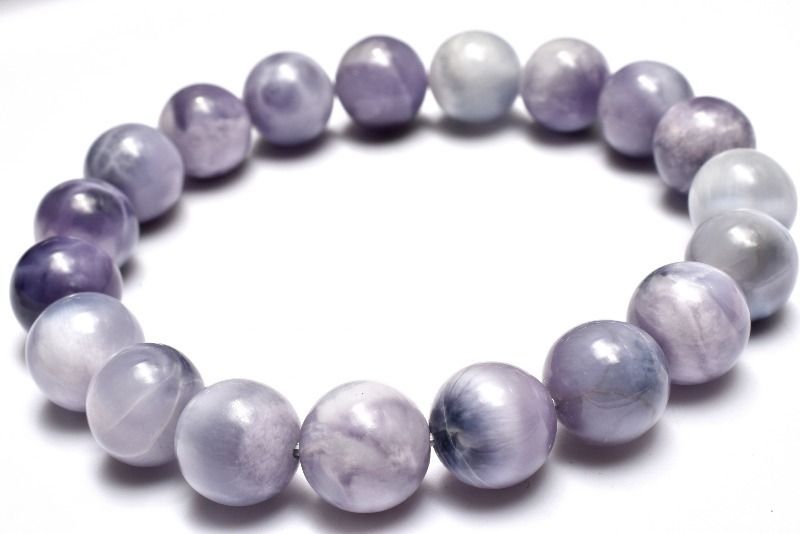 【高品質・現品】パープルラリマー ブレスレット 10mm ペクトライト ドミニカ 高品質・現品】パープルラリマー ブレスレット 10mm ペクトライト