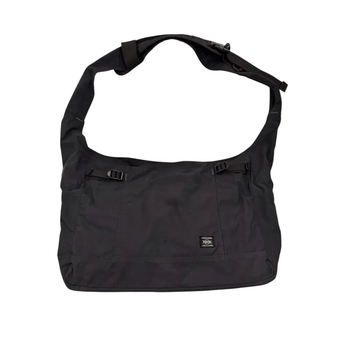 吉田ポーター ナイロン シャーリング ショルダーバッグ ブラック