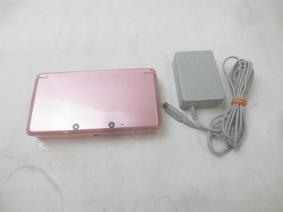 ゲーム ニンテンドー3DS 本体 CTR-001 ミスティピンク 充電器付き
