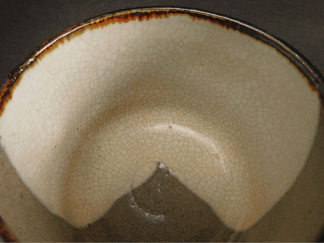 茶碗　笹の画　清水六兵衛 茶碗 笹の画 清水六兵衛 六代清水六兵衛 笹之画茶碗