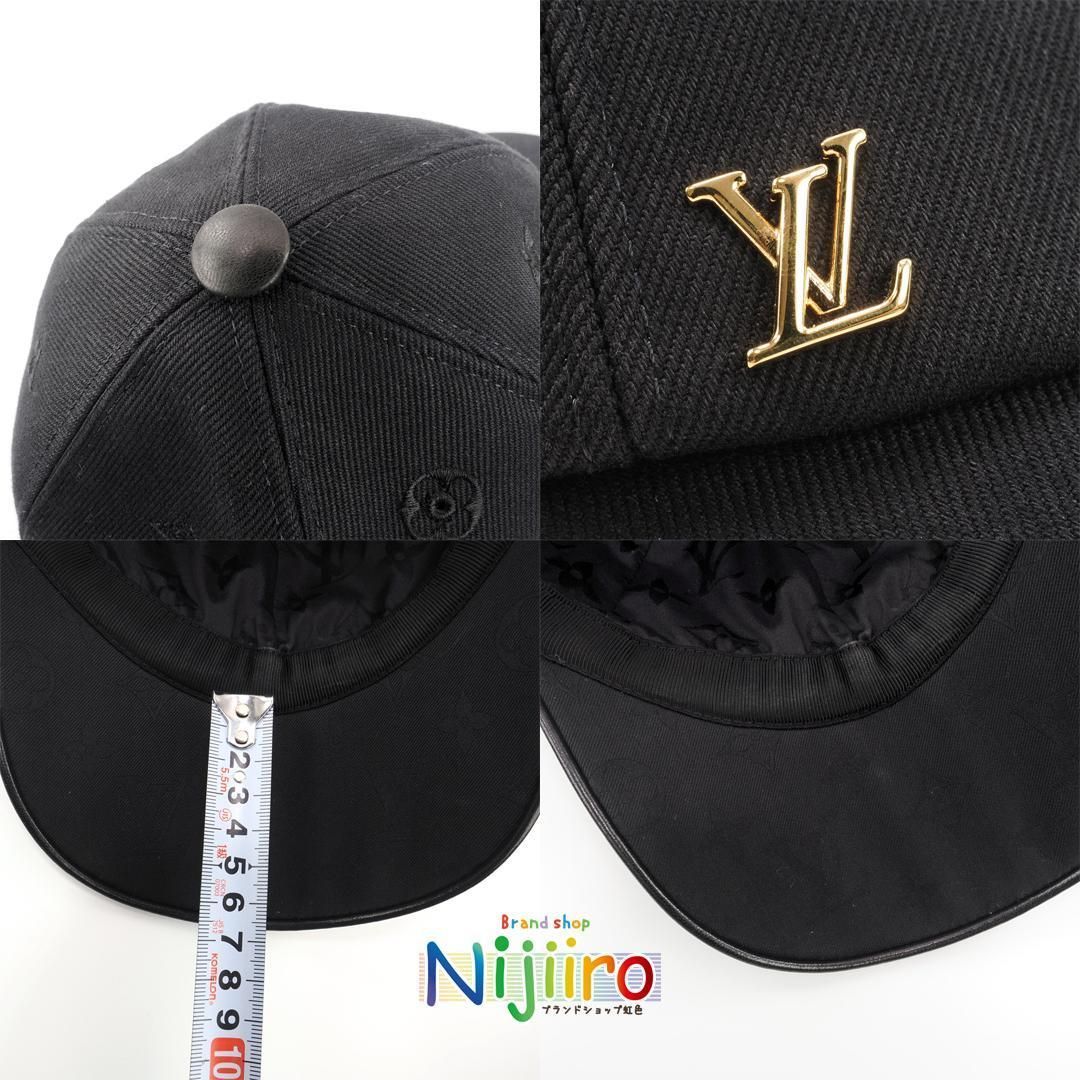 【ほぼ新品】ルイヴィトン カレ LV アイコニック キャップ　帽子 1662 ほぼ新品】ルイヴィトン カレ LV アイコニック キャップ 帽子
