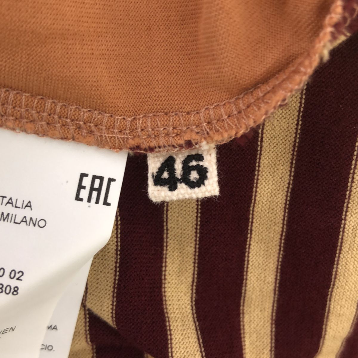 マルニ/MARNI 袖切替 長袖 シャツ メンズ46 ブルー系｜男性用