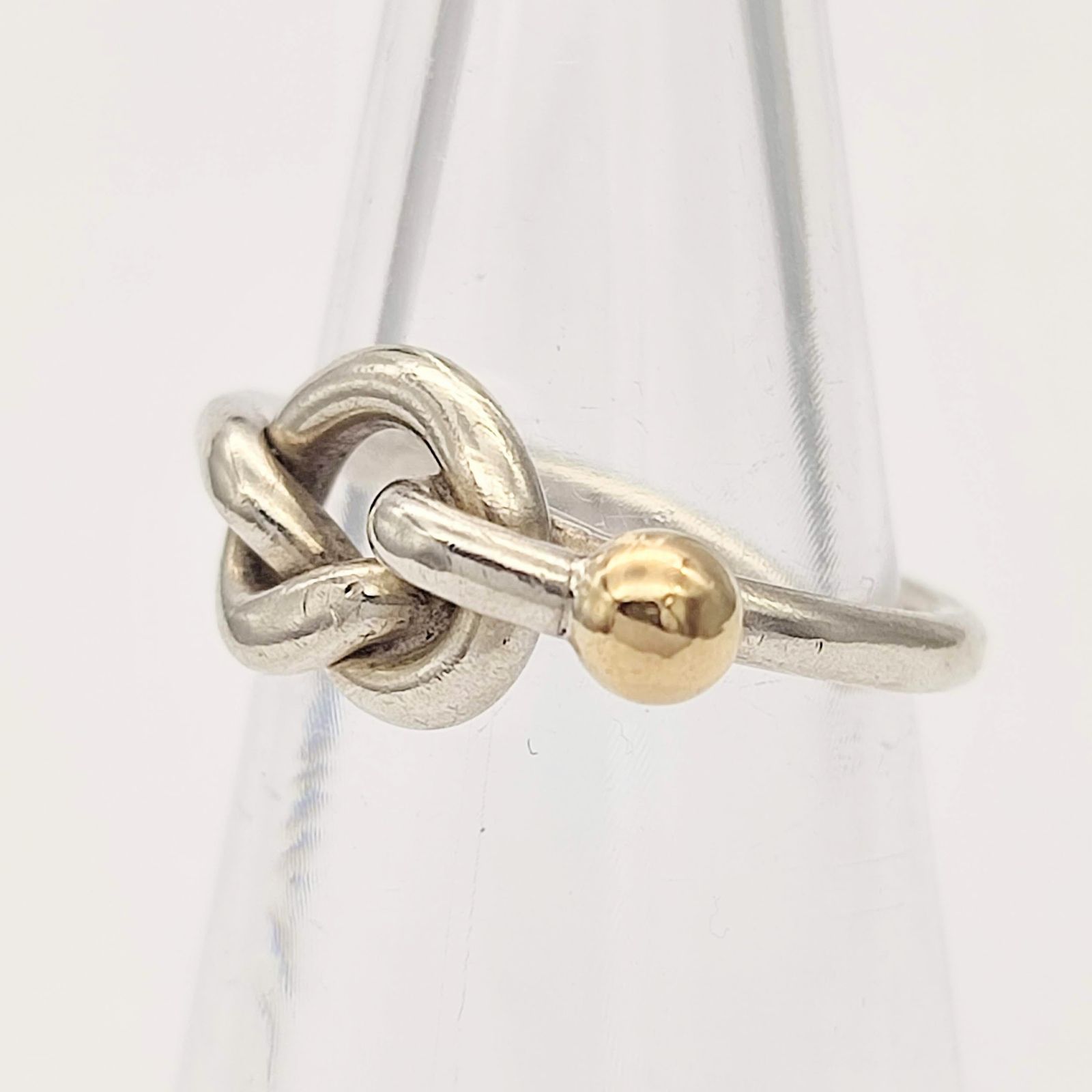 美品】TIFFANY ティファニー ラブノットリング 14KT
