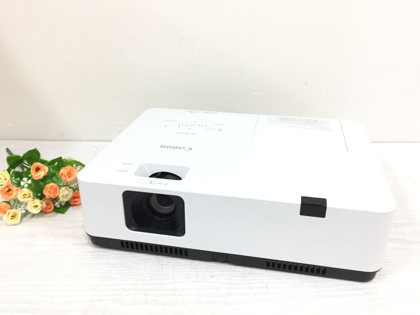 良品 Canon キヤノン LV-WX370 パワープロジェクター 3700lm 使用時間1H 動作品