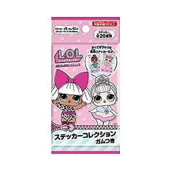 【中古】L.O.L.サプライズ! ステッカーコレクションガムつき 20個入 食玩・ガム(L.O.L.サプライズ!)