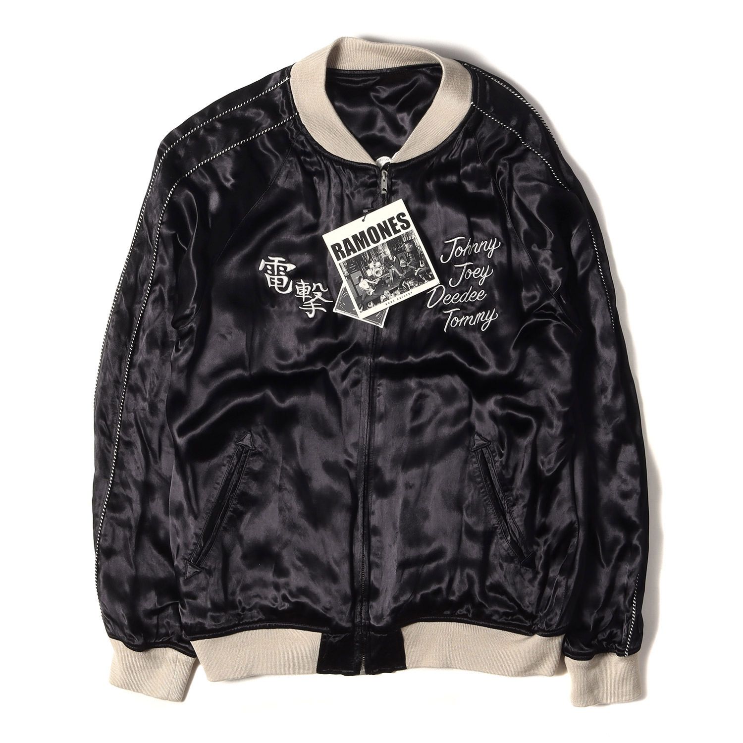 新品 RUDE GALLERY ルードギャラリー RAMONES 40周年記念 サテン