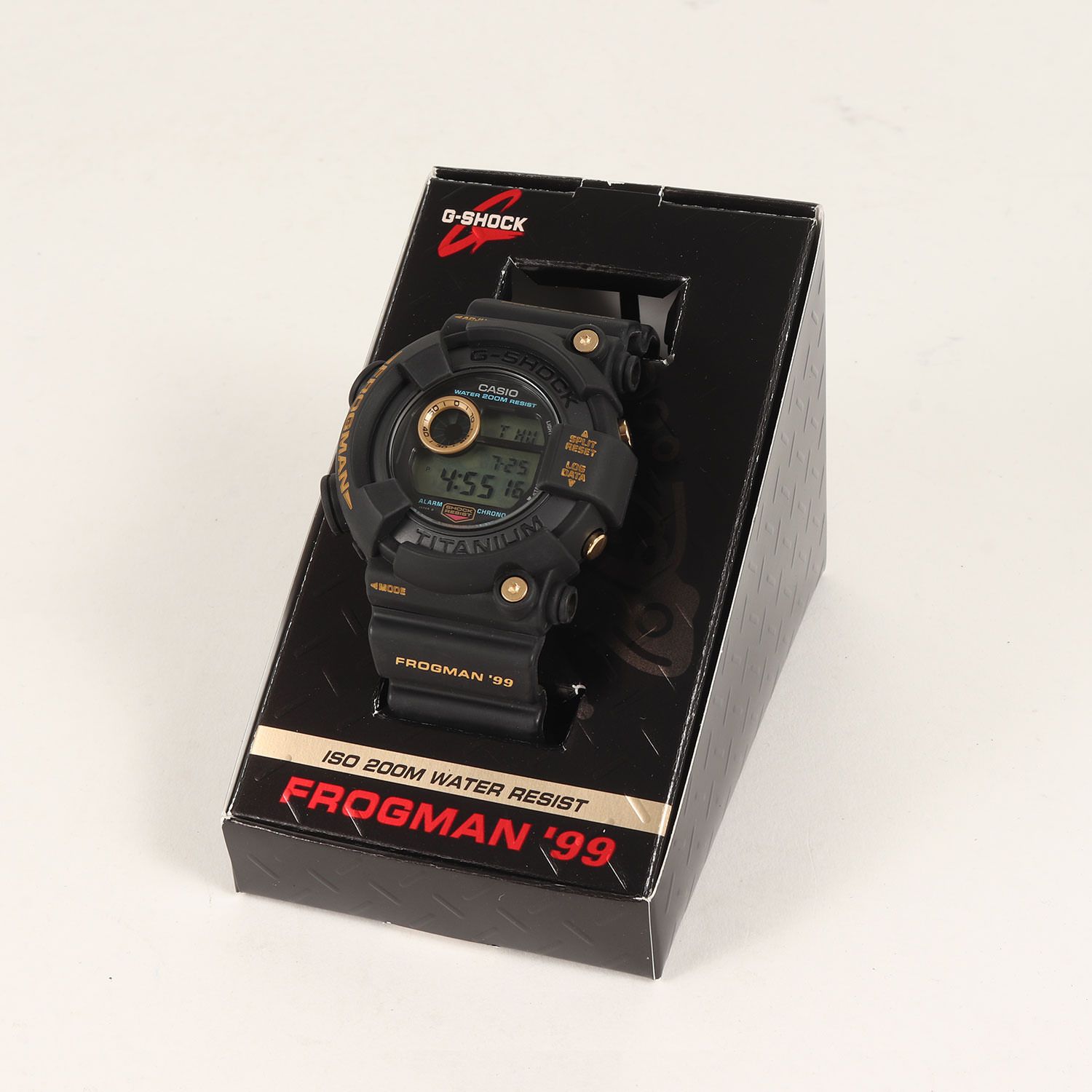 G-SHOCK ジーショック 90s DW-8200BU-9AT フロッグマン 99 黒金蛙 