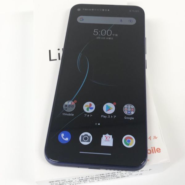 θ【未使用品】ymobile【SIMロック解除済み】Libero 5G ブルー