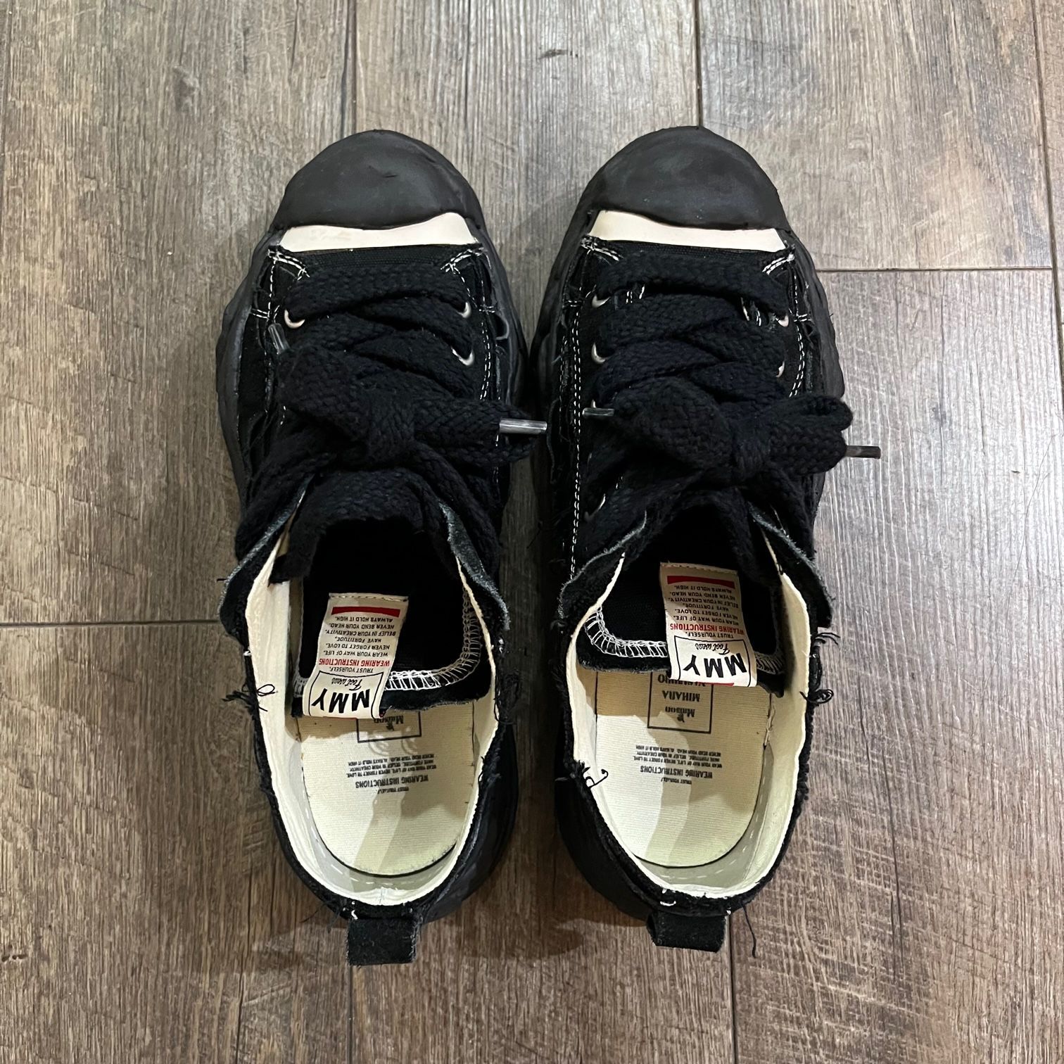 MIHARA YASUHIRO HANK low / Original Sole Broken Canvas Lowcut